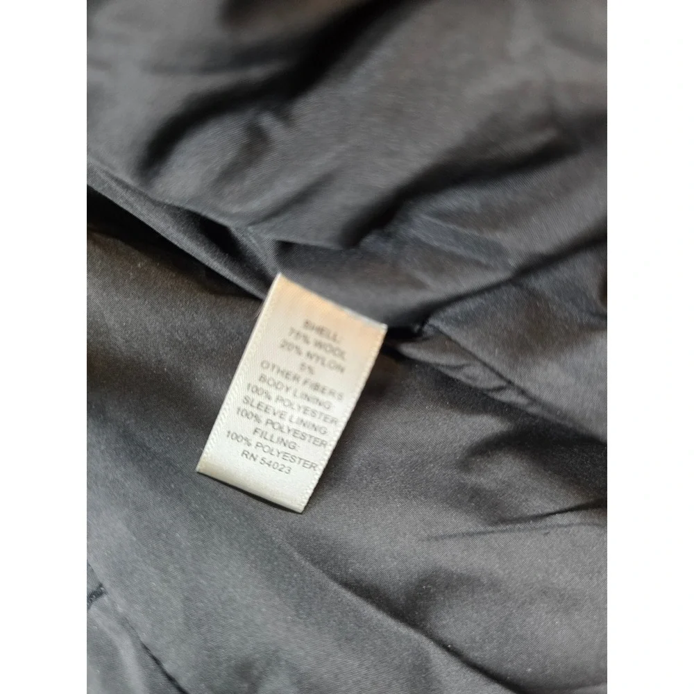 Banana Republic Wool Field Jacket Mens Large Gray Wool Blend Utility Coat